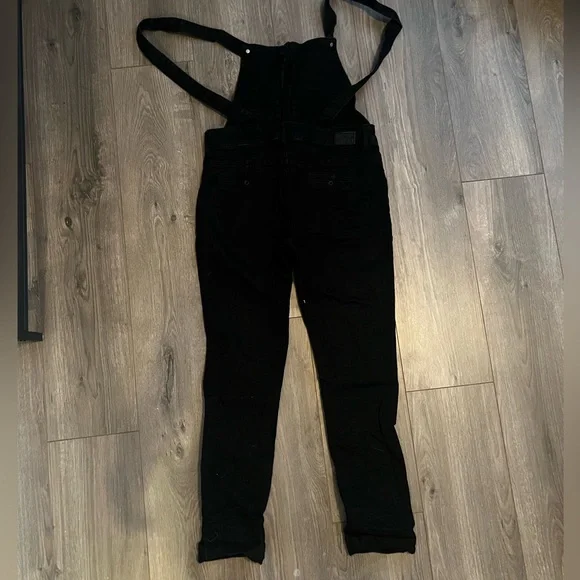 Zara black denim overalls - Picture 3 of 5